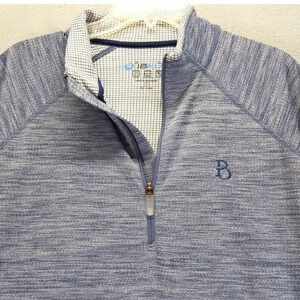 IBKUL Quarter Zip Pullover UPF 50 Sweat Wicking anti microbial Mens Size‎ Large